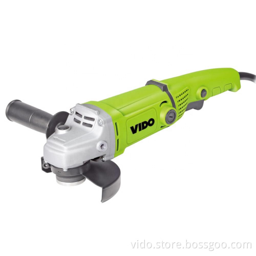 1200w 1300w 125mm 5inch copper wire motor heavy duty long neck VIDO wholesale angle grinder